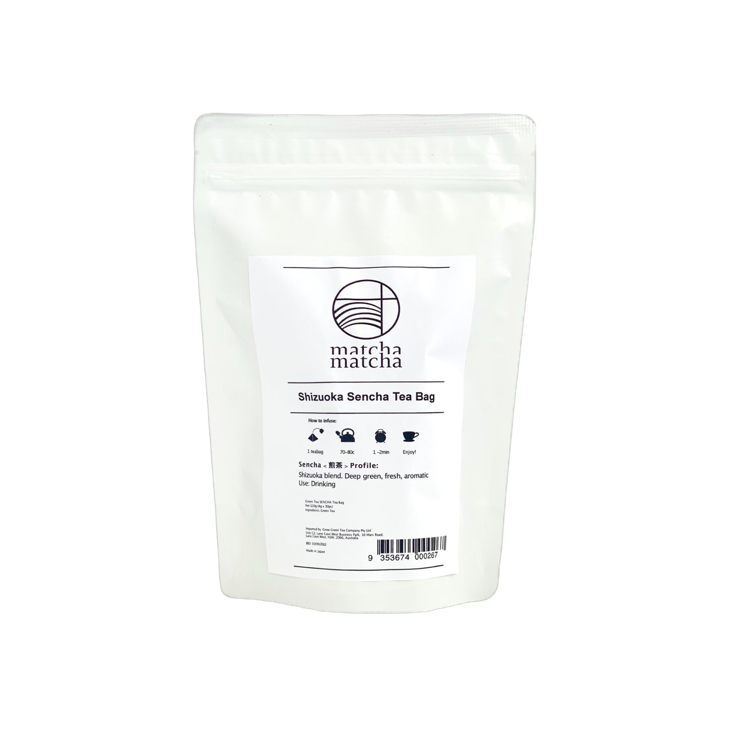 Shizuoka Sencha Tea Bag (4g x 30 pieces)