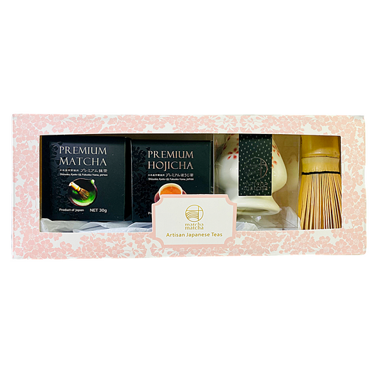 Premium Matcha/Hojicha Powder Set